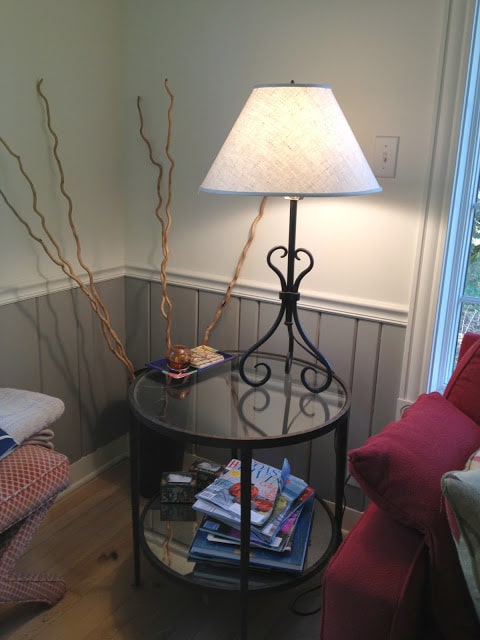 The ugly old lamp that came with the house -- The Impatient Gardener