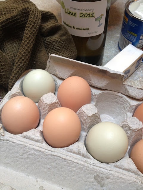 Home-raised eggs -- The Impatient Gardener