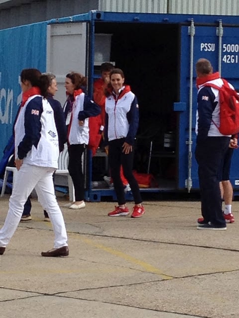 Kate checking out the Olympic sailing venue -- The Impatient Gardener