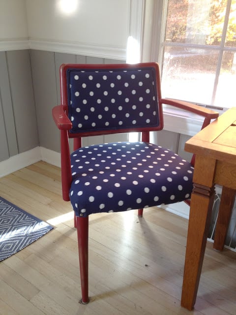 How to reupholster a chair