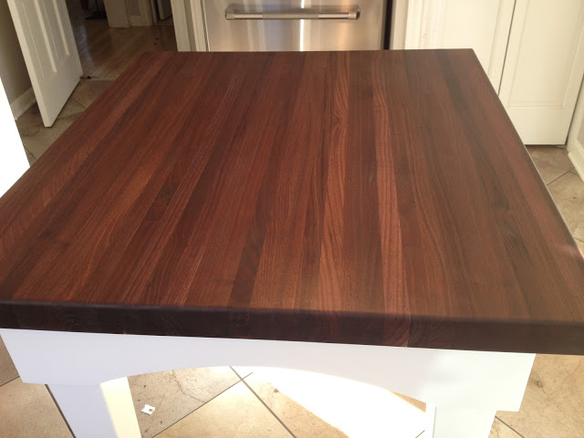 The Impatient Gardener -- Walnut butcher block top