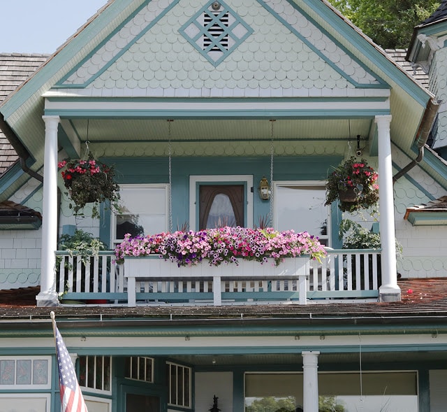 Second story window box