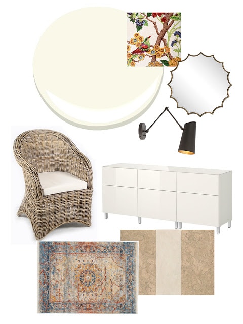 basement design mood board