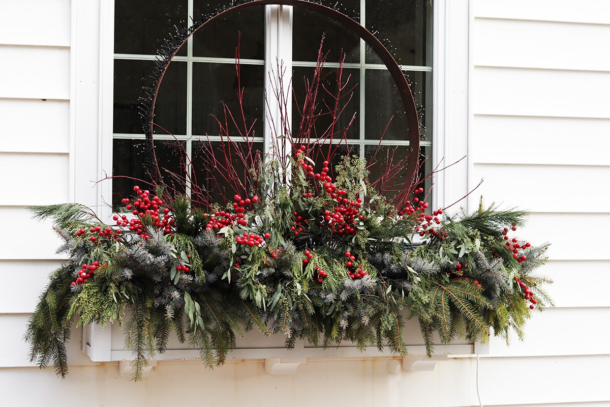 holiday window box