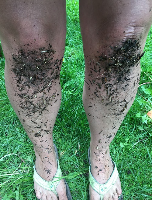 mulch knees