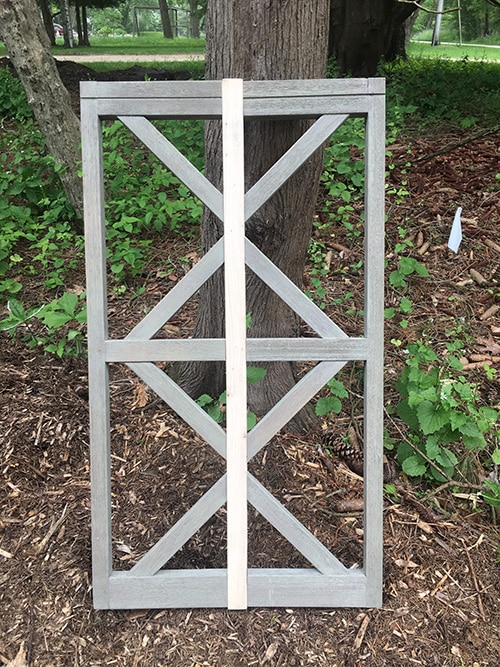 pre-paint trellis