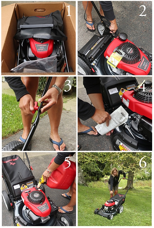 how to set up a troy-bilt lawn mower