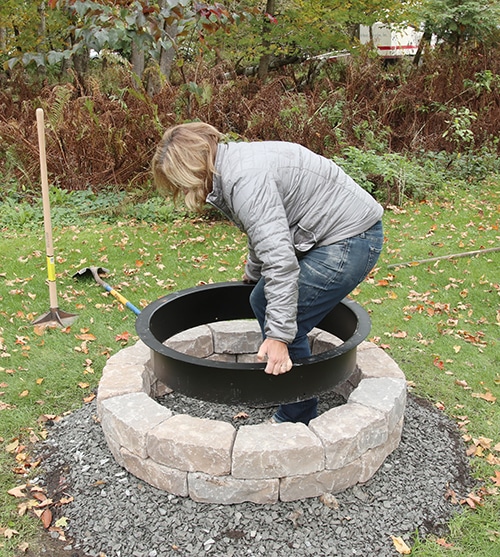 How to build a fire pit. 