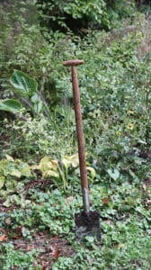 Don't strand your garden tools! Clean and store them properly to prolong their life.