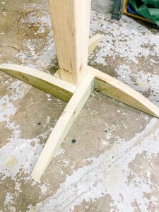 Use end cuts to brace posts.