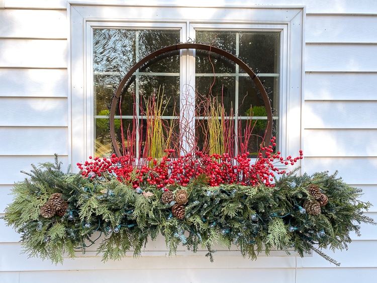 holiday window box