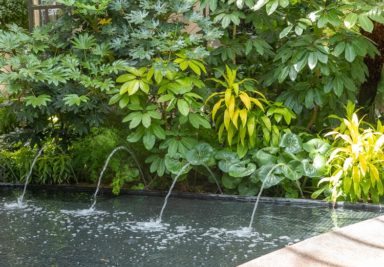 fountain wall