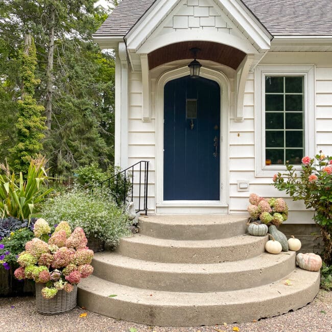 front porch fall makeover