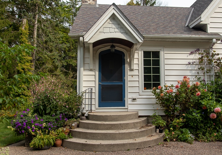 front porch makeover before