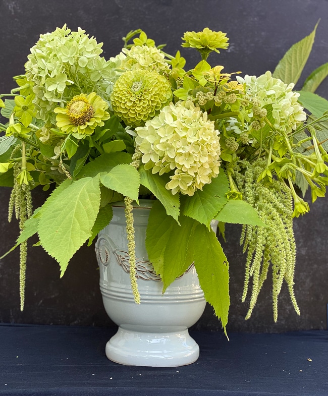 green bouquet