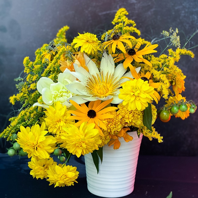 yellow flowers