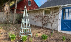 newly painted obelisk