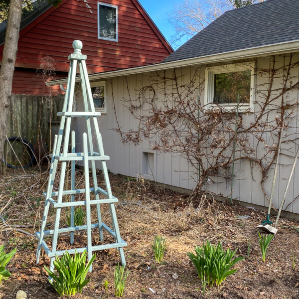 newly painted obelisk