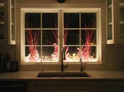Window box as seen from inside