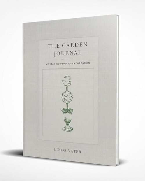garden journal book with linen cover